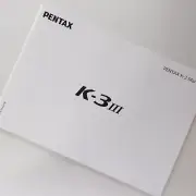 PENTAX K-3 Mark Ⅲ Digital Camera Japanese Catalog Published in March 2021