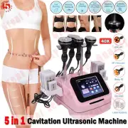 40K 5in1 Body Slimming Fat Loss RF Cavitation Machine Radio Frequency Face Care