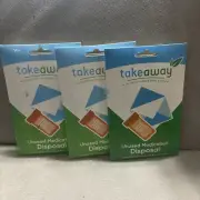 3 Takeaway Medication Recovery System Unused Medication Disposal USPS Pre-paid