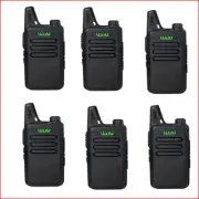 6pcs Radio Walkie Talkie uhf mini WLN KD-C1 PMR446 HF Transceiver ssb ham radio