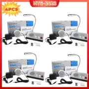 4PCS Window Intercom System Bank Counter Interphone For Business Store Station