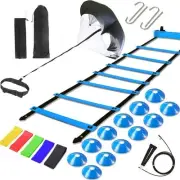 Agility Ladder Speed Training Equipment Set, Agility Training Set-12 Rung Agi...