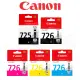 Canon PGI-725PGBK CLI-726 原廠墨水匣組合 (2黑3彩) 適用 IP4870 MG5270 MG6170 MX886 IX6560 IP4970 MG5370 MG6270 MX897