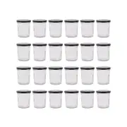 Argon Tableware Glass Jam Jars - 310ml - Pack of 24