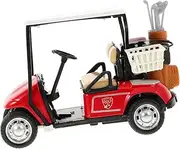 KICHOUSE Pullback Vehicle Dollhouse Golf Cart Golf Cart Sculptures Action Figures Golf Cart Model Golf Cart Ornament Golf Cart Figurines Pullback Cars Golf Cart Statue Toys Alloy Cake Child