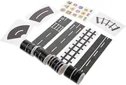 NUOBESTY 1 Set DIY Road Traffic Sticker Kit Creative Traffic Tape Stickers for Boys and Girls