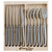 Laguiole Jean Neron 12pc Cutlery Set - Stainless Steel