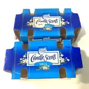 GLADE candle Scents Vanilla 2 Refills Per Box Vintage Nos