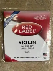 Red Label Violin String Set 3/4 Medium