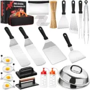 130Pcs Griddle Accessories Kit, Flat Top Grill Tools Set for Blackstone 130PCS