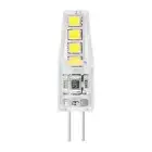 2W Silicone Corn Lamp G4 SMD2835 8 LED Chandelier Light Bulb (Cold White)