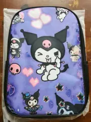 Kuromi Sanrio Hello Kitty Backpack Purple Black