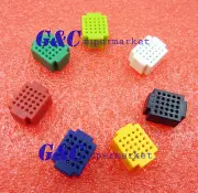 10PCS Mini Solderless Breadboard Prototype Test Develop 25 Points Red