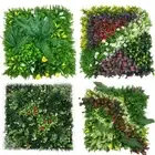 Realistic Texture and Lifelike Appearance Artificial Grass Wall 50x50cm