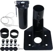 AUTOTOP 12"-17" 5th Wheel to Gooseneck Adapter Fit RV & Camper to Gooseneck 2-5/16" Ball
