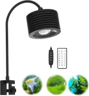 LED Aquarium Light, Full Spectrum Fish Tank Light, Clip on Freshwater