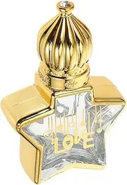 ABOOFAN Glass Star Shaped Essential Oil Bottle Refillable Roller Bottle for Perfume and Fragrance Oils Leak Design for Personal Use Salons