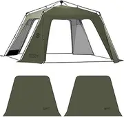 2pcs Door for Canopy Tent Dome Canopy Camping Sun Protection Canopy Green Door