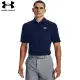 【UNDER ARMOUR】UA 男 T2G Blocked 短POLO_1370112-408(深藍)