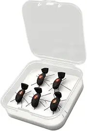 QSTDGVPW 5 Pieces of Fly Simulation Baits with Hook for Outdoor Enthusiasts