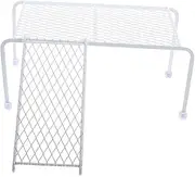 BESPORTBLE 1 Set Rutin Chicken Platform Bird Feeder Stand Macaw Chicken Playground Chicken Coop Brooder Chicken Ladder Chicken Wire Hamster Cage Dishwasher Container Rat White Stainless Steel