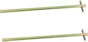 NOLITOY 2pcs Universal Elevator Triangle Key For Emergency Doors Release 7-a300mm High-strength Metal Key For Lift Access Compact And Portable Maintenance Tool