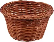 Woven Mini Basket Baskets Weaved Rattan Round Handwoven Organizing Willow Pantry Wicker Storage Basket Cute Small Pink Miniatures Basket for Tray Girl Decorative Wooden