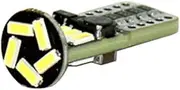 T10 SMD Bulb (6 Bulbs) Wedge Bulb, 6500K, 12/24V, White, 1 Pack