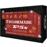 Sleeve Of (3) TaylorMade TP5x Pix Dice Limited Edition Golf Balls