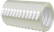 T.R.U. FIL-795 Filament Strapping Tape: 1/2 in. Wide x 60 yds. (4 Mil) (Pack of 12)
