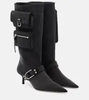 [Blumarine] Blumarine Jeanne denim knee-high boots AU 8 blue