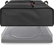 [Kingshion] Turntable Dust Cover, Record Player Protective Case, Dust and Scratch Proof, Compatible with SL-Q300/SL-B250 /SL-B260/SL-BD20/SL-BD27/SL-BD35/SLD-20/SL-PC11/SL1200/SL1210 Pioneer PLX 1000