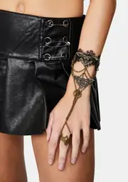 [Devil Fashion] Gold Middle Finger Chain