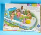 Intex Kiddie Inflatable Pool Waterfall Play Center with Slide Toys & Sprayer New