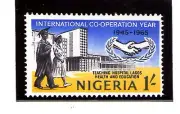 Nigeria Cooperación Internacional Valor del año 1965 (AA-692)