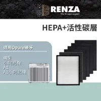 在飛比找momo購物網優惠-【RENZA】適用Opure 臻淨 A1 小阿肥機 空氣清淨