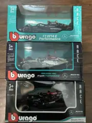 3 Lewis Hamilton 1/43 MODEL BY BBURAGO F1 Cars W14 W13 W12