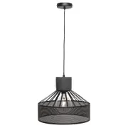 Brilliant Lighting Slater Mesh Concrete Pendant Black