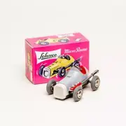 Schuco Micro Racer 1041 Midget Grey Wind-Up Metal Car