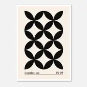 Galrie Bauhaus 1919 Classic Geometric Art Print for Modern Interiors, Poster Only, A1 60 x 84cm (23 x 33inch)