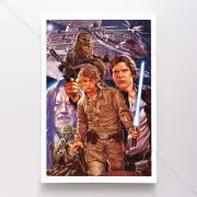Star Wars Poster Canvas Movie Comic Art Print #91