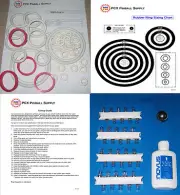 1977 Gottlieb Gridiron Pinball Machine Tune-up Kit - aka Grid Iron