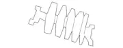 Genuine GM 2007-2009 Saturn Buick Outlook Enclave Acadia Lumbar Support 15899785