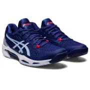 ASICS Women Solution Speed FF 2 Clay Shoes PU Upper Dive Blue/Soft Sky 8 B M