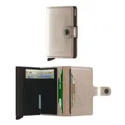 Secrid Miniwallet Compact RFID Wallet - Champagne