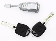 Rynplex Right Door Lock Barrel Cylinder with 2 Keys, for VW, for Passat, for Seat, Toledo 1999-2006 3B0837168 Lock Door Ignition Barrel