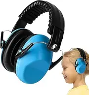 Hearing Protection for Kids - Adjustable Noise Cancelling Ear Plugs for Kids | Comfortable Soundproof Safety Earmuffs for Learning, Relaxing, Reading, Travel, Concerts, Events, blue, Siehe
