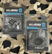 NEW HK Army Action Sports Goggle/Barrel Camera Mount Package-2 Mounts-Pew/Blk