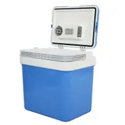 Advwin 24L Mini Fridge Electric Cooler and Warmer for Car and Home Blue