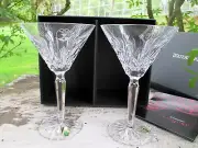 Waterford Lismore Cocktail Glass Set Two 156474 Boxed NEW with tags Pebble Beach